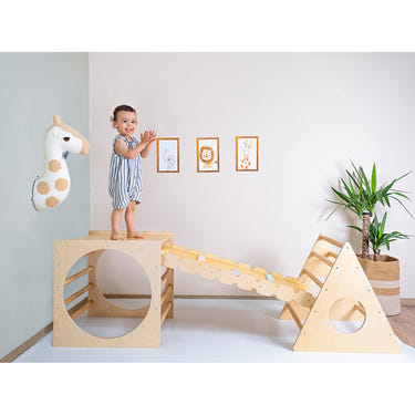 Pikler Square, Triangle and Ramp Triple Set
