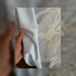 Lucky Colt Embroidered Cotton Baby Duvet Cover Set, 4 Pieces by LaFiny, Blue #blue