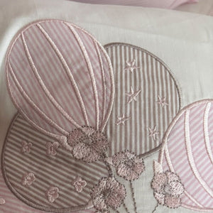 Balloon Embroidered Cotton Baby Duvet Cover Set, 4 Pieces by LaFiny, Pink #pink