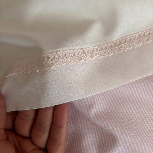Balloon Embroidered Cotton Baby Duvet Cover Set, 4 Pieces by LaFiny, Pink #pink