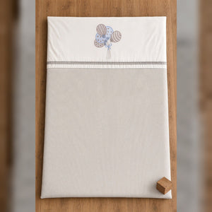 Balloon Embroidered Cotton Baby Duvet Cover Set, 4 Pieces by LaFiny, Latte Brown #lattebrown