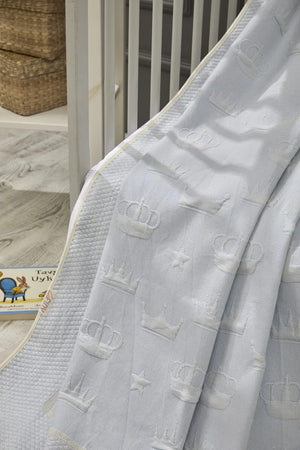 Crown Bamboo Baby Blanket, 43x61 in by LaFiny
