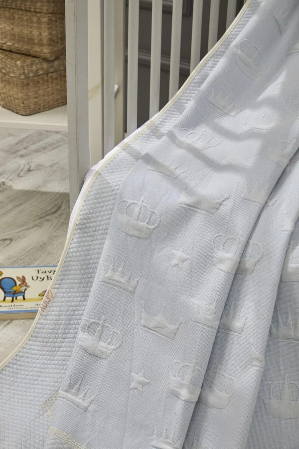 Crown Bamboo Baby Blanket, 43x61 in by LaFiny