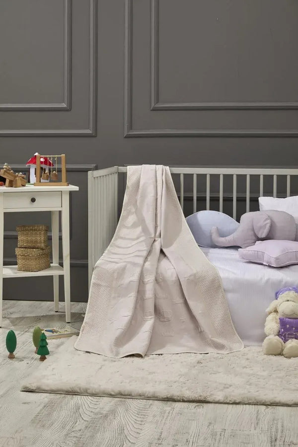 Crown Bamboo Baby Blanket, 43x61 in by LaFiny