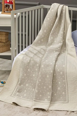 Milky Way Bamboo Baby Blanket, 43x59 in by LaFiny