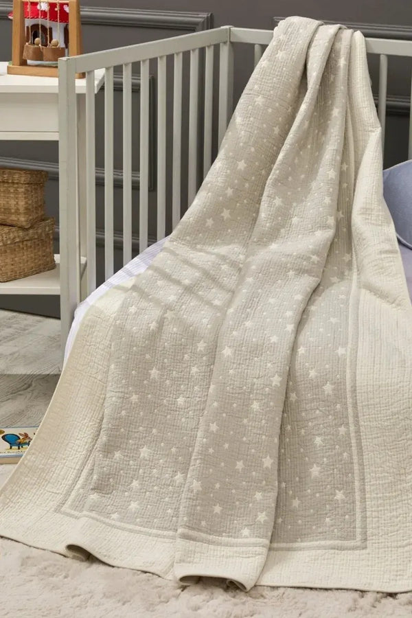 Milky Way Bamboo Baby Blanket, 43x59 in by LaFiny