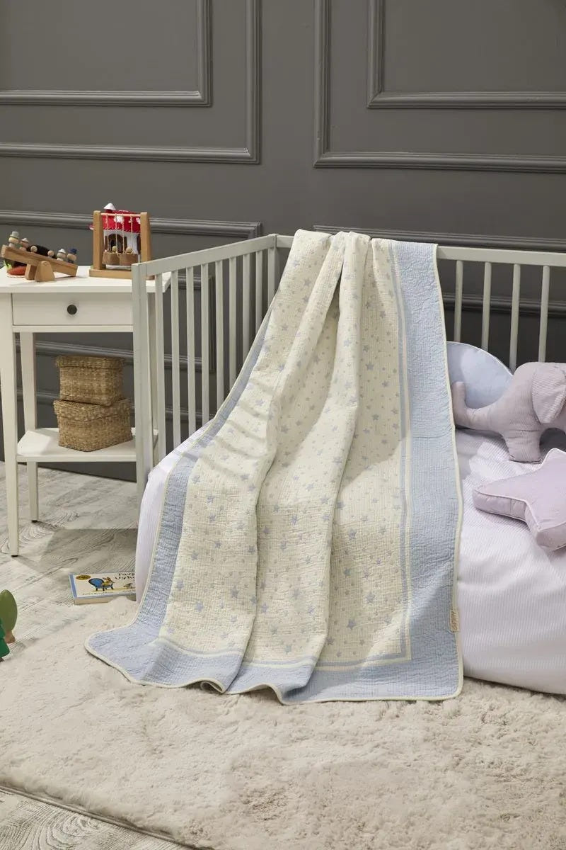 Milky Way Bamboo Baby Blanket, 43x59 in by LaFiny