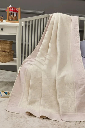 Petal Bamboo Baby Blanket, 43x61 in by LaFiny