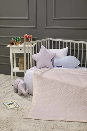 Petite Cotton Baby Blanket, 35x43 in by LaFiny