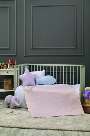 Petite Cotton Baby Blanket, 35x43 in by LaFiny