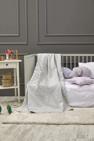 Sweet Bear Bamboo Baby Blanket, 43x59 in by LaFiny