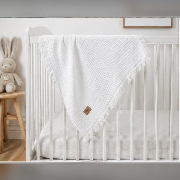 Cloud Muslin Baby Blanket, 35x43 in