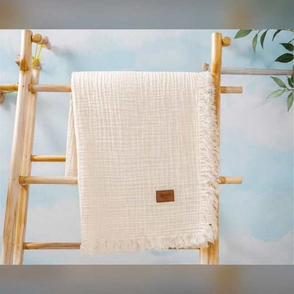 Cloud Muslin Baby Blanket, 35x43 in