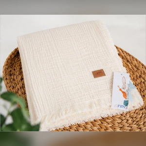 Cloud Muslin Baby Blanket, 35x43 in