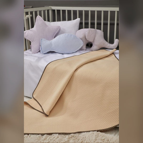 Karamel Cotton Baby Blanket, 35x43 in