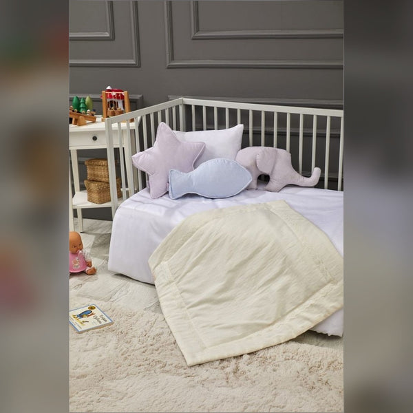 Puffy Cotton Soft Baby Blanket, 33x33 in