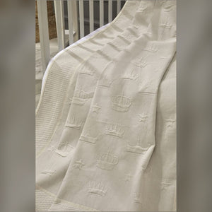 Crown Bamboo Baby Blanket, 43x61 in