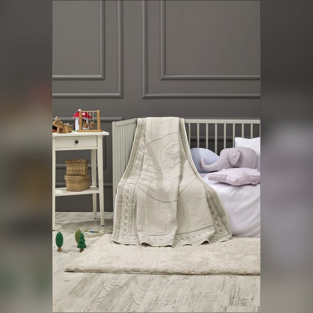 Sweet Bear Bamboo Baby Blanket, 110x150 cm