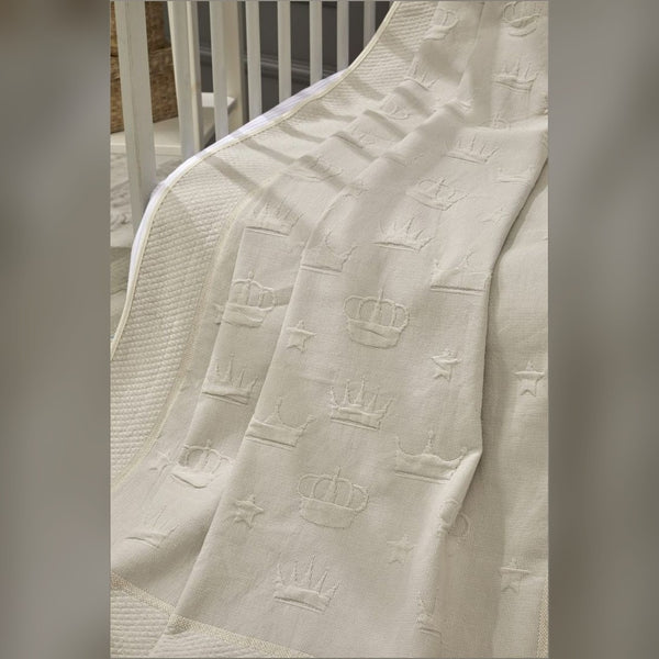 Crown Bamboo Baby Blanket, 43x61 in