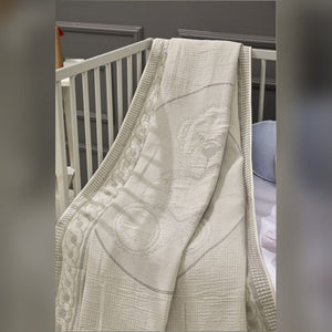 Sweet Bear Bamboo Baby Blanket, 43x59 in