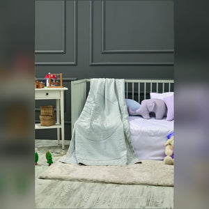 Sweet Bear Bamboo Baby Blanket, 43x59 in