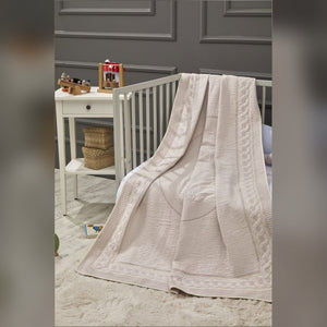 Sweet Bear Bamboo Baby Blanket, 43x59 in