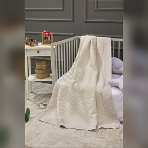 Honeycomb Bamboo Baby Blanket, 43x61 in