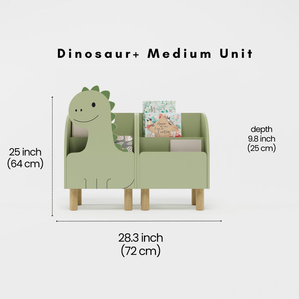 Dinosaur Montessori Bookshelf by vuvitostore