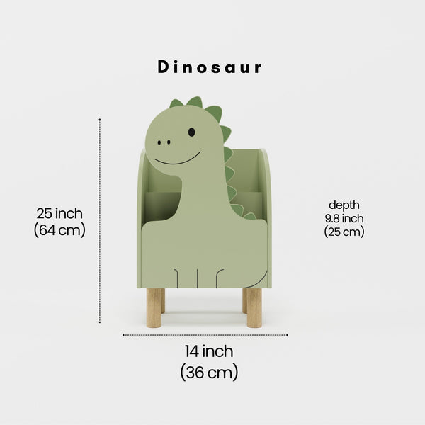 Dinosaur Montessori Bookshelf by vuvitostore