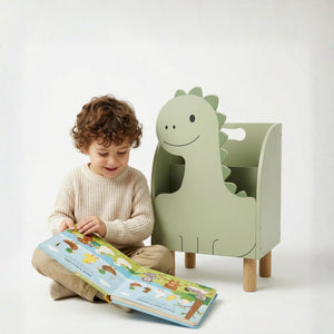 Dinosaur Montessori Bookshelf by vuvitostore