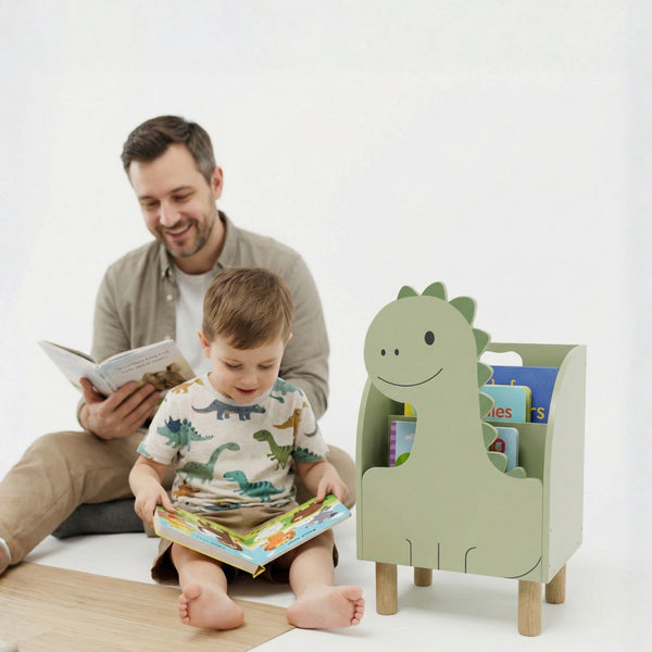 Dinosaur Montessori Bookshelf by vuvitostore