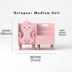 Octopus Montessori Bookshelf by vuvitostore
