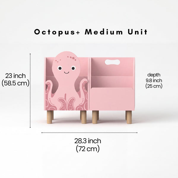 Octopus Montessori Bookshelf by vuvitostore