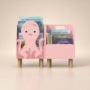 Octopus Montessori Bookshelf by vuvitostore