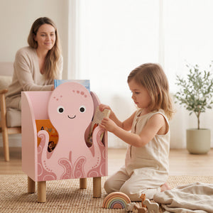 Octopus Montessori Bookshelf by vuvitostore
