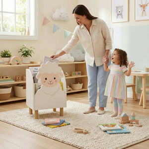 Vuvito Sheep Montessori Bookshelf for Kids by vuvitostore