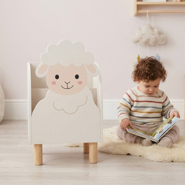 Vuvito Sheep Montessori Bookshelf for Kids by vuvitostore