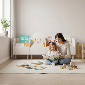 Vuvito Sheep Montessori Bookshelf for Kids by vuvitostore