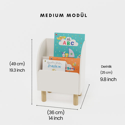 Vuvito Sheep Montessori Bookshelf for Kids by vuvitostore