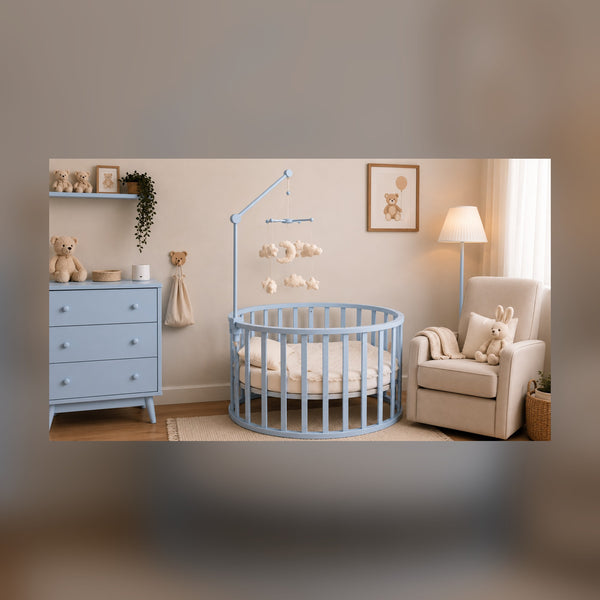 Wooden Baby Mobile Holder for Crib & Changing Table