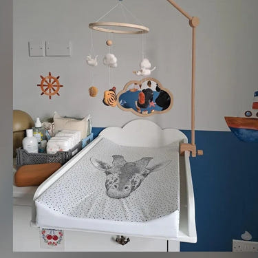Wooden Baby Mobile Holder for Crib & Changing Table
