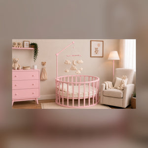 Wooden Baby Mobile Holder for Crib & Changing Table