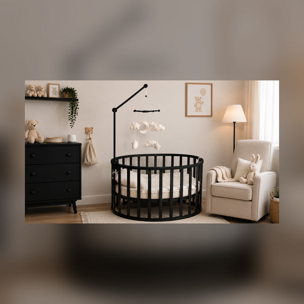 Wooden Baby Mobile Holder for Crib & Changing Table