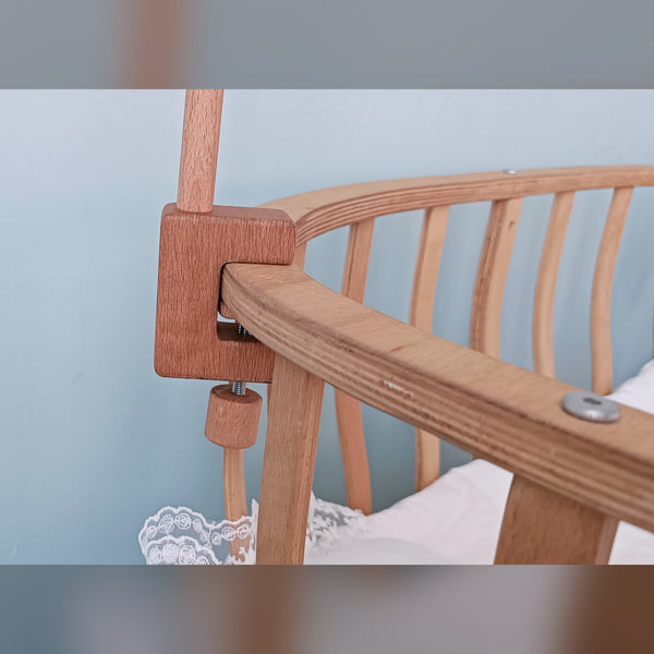 Wooden Baby Mobile Holder for Crib & Changing Table