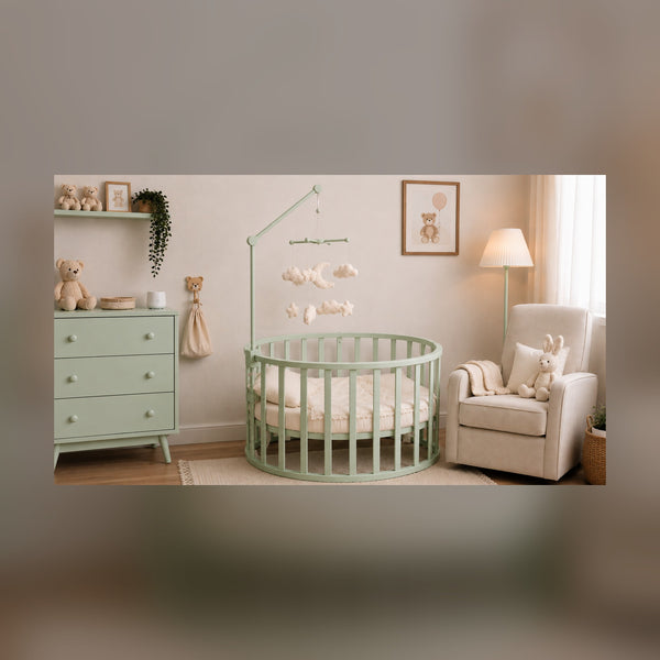 Wooden Baby Mobile Holder for Crib & Changing Table