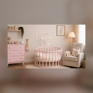 Wooden Baby Mobile Holder for Crib & Changing Table