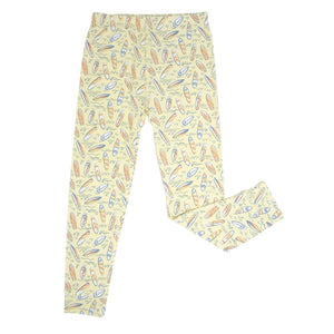 Surfboard Waves Big Kid Pajama S/S