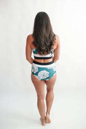 Moderate Coverage High Waist Bikini Bottoms | FINAL SALE