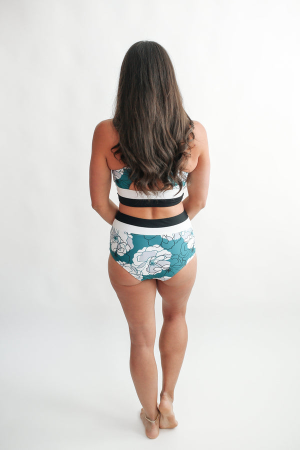 Moderate Coverage High Waist Bikini Bottoms | FINAL SALE