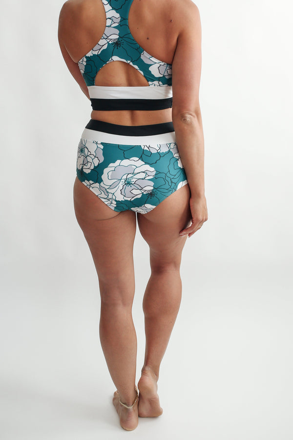 Moderate Coverage High Waist Bikini Bottoms | FINAL SALE